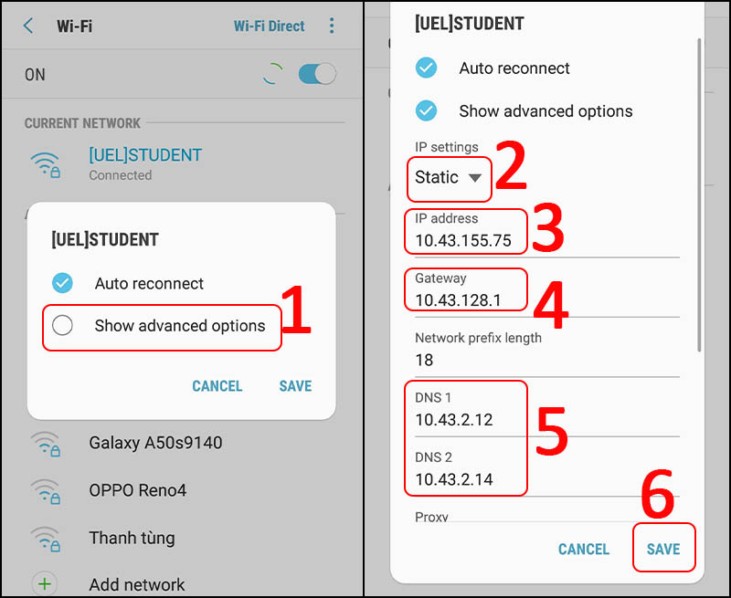 Cách khắc phục lỗi sự cố xác thực WiFi trên điện thoại Android